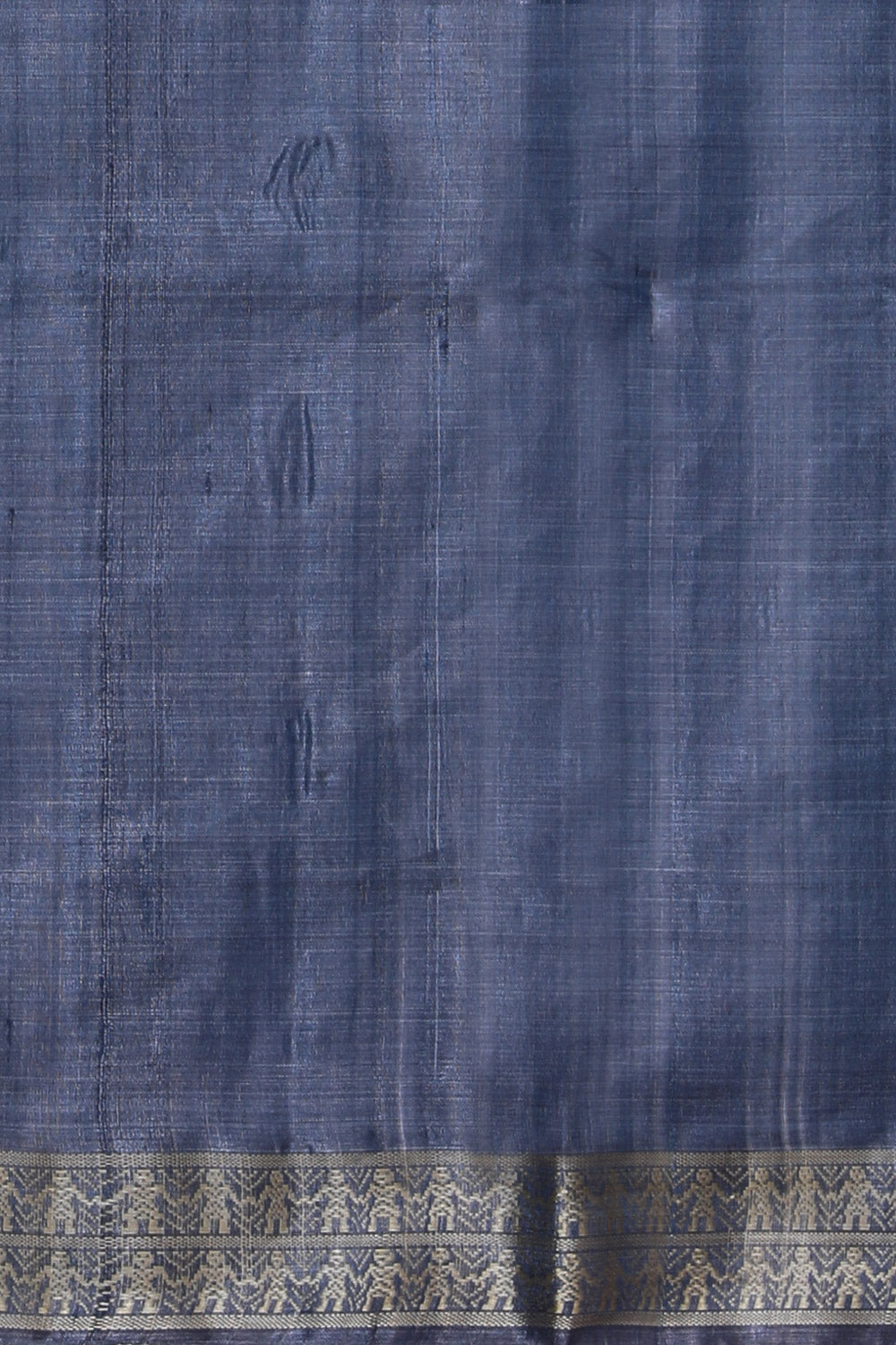 Image of Tussar Silk Grey Saree